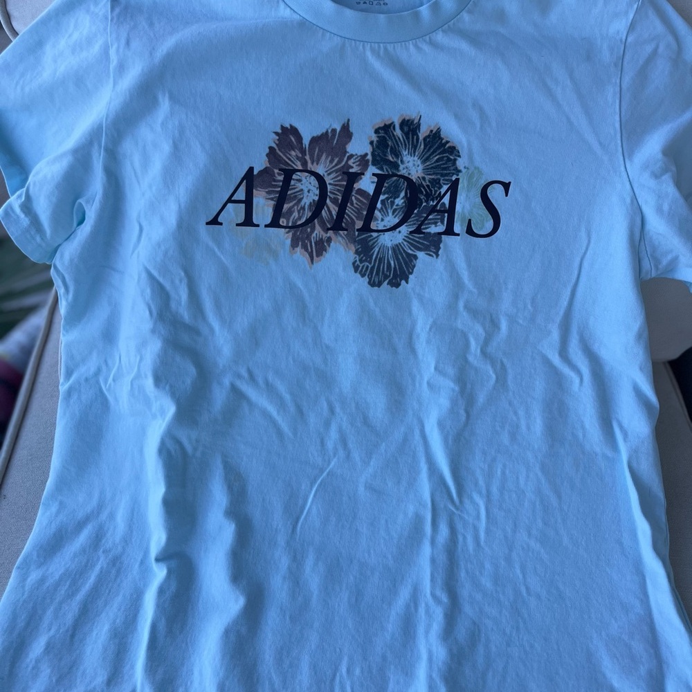 Adidas Blue Polo Short Sleeve T-Shirt